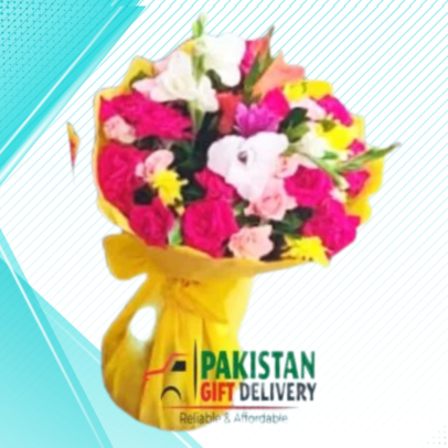 Fresh roses bouquet