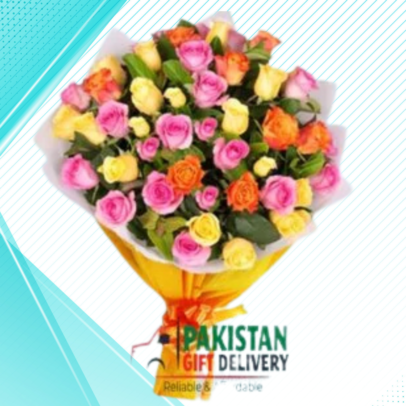 Fresh Flowers Multi color roses